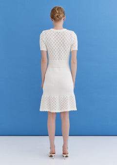 Knitted Cotton Lace Dress Lily