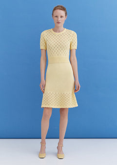 Knitted Cotton Lace Dress Sun