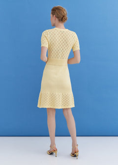 Knitted Cotton Lace Dress Sun