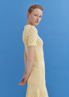 Knitted Cotton Lace Dress Sun