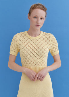 Knitted Cotton Lace Dress Sun