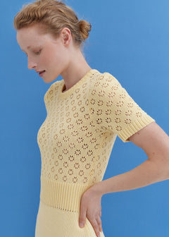 Knitted Cotton Lace Dress Sun