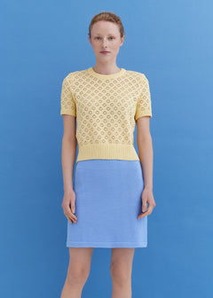 Knitted Cotton Lace Top Sun