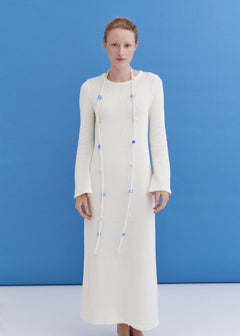 Knitted Cotton Maxi Dress