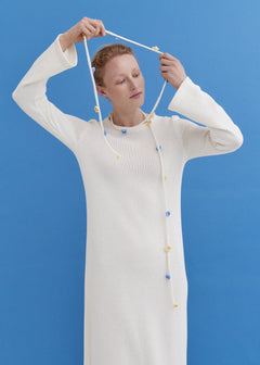 Knitted Cotton Maxi Dress
