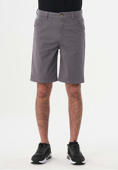Men's Five-Pocket Organic Cotton Bermuda Shorts Shadow