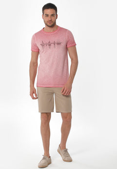 Men's Five-Pocket Organic Cotton Shorts Beige