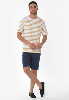 Men's Five-Pocket Organic Cotton Shorts Navy