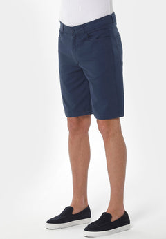 Men's Five-Pocket Organic Cotton Shorts Navy