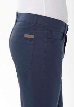 Men's Five-Pocket Organic Cotton Shorts Navy