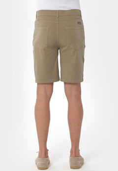 Men's Five-Pocket Organic Cotton Shorts Olive