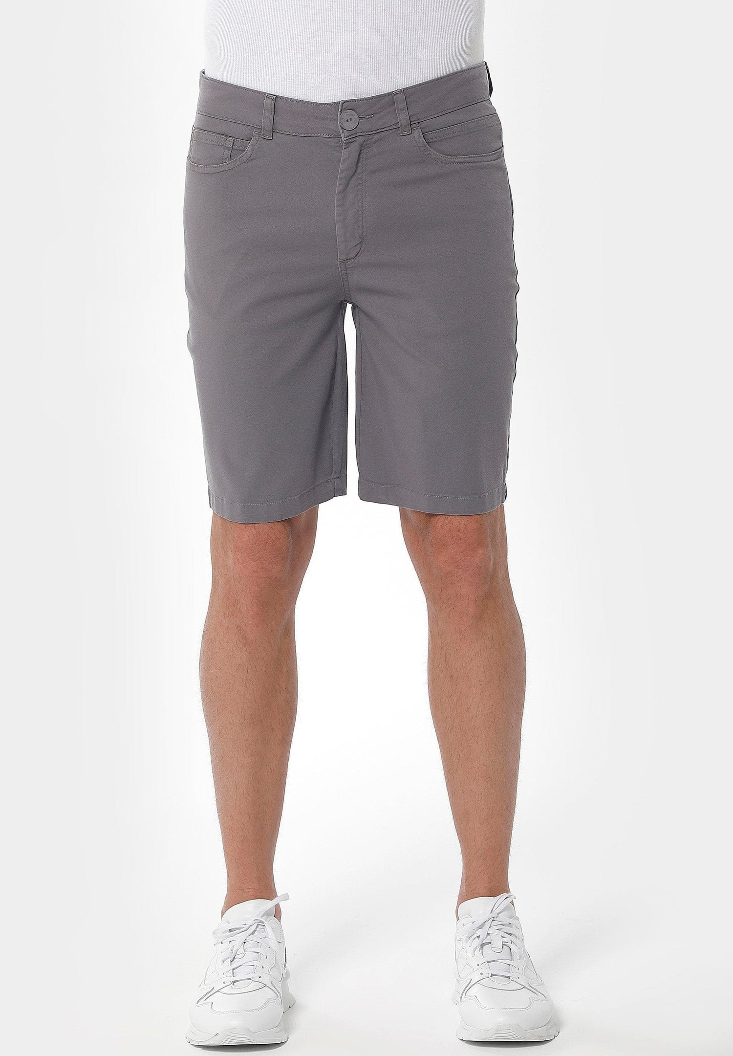Men's Five-Pocket Organic Cotton Shorts Shadow