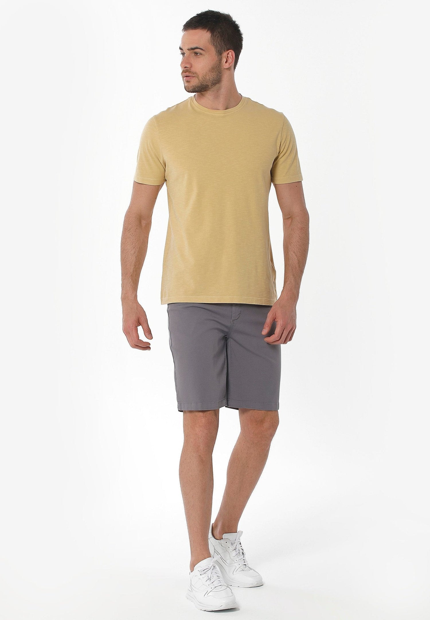 Men's Five-Pocket Organic Cotton Shorts Shadow