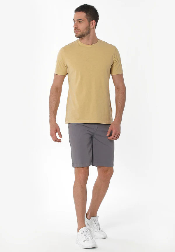 Men's Five-Pocket Organic Cotton Shorts Shadow