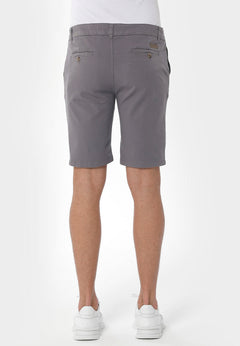 Men's Slim Organic Cotton Chino Shorts Shadow