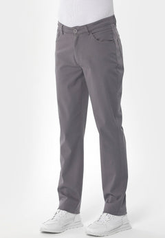Men's Five-Pocket Organic Cotton Trousers Shadow