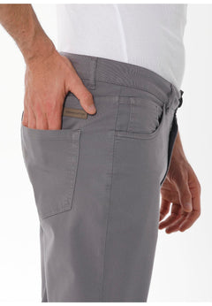 Men's Five-Pocket Organic Cotton Trousers Shadow