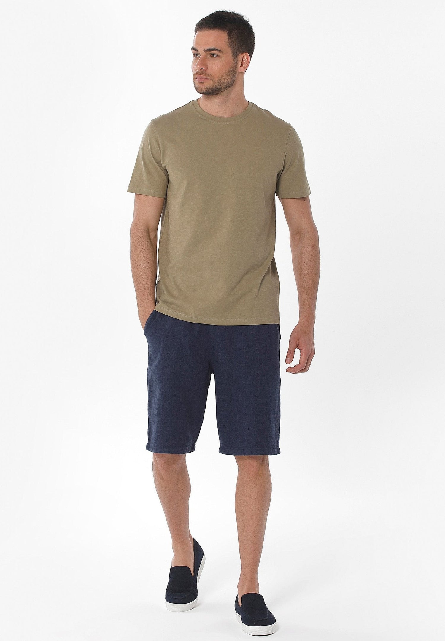Men's Casual Shorts Navy Blue