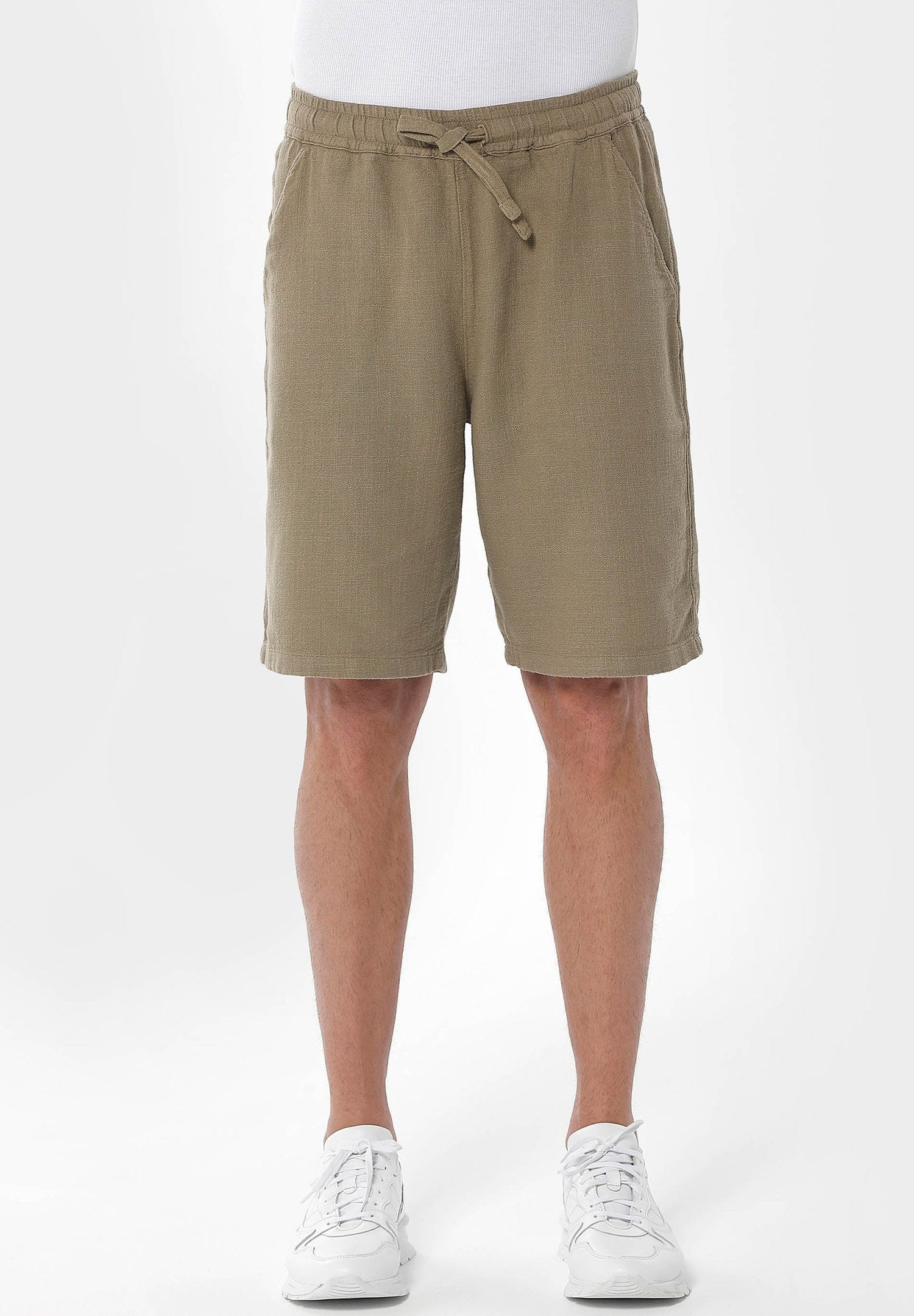 Miesten Rennot Shortsit Olive Green