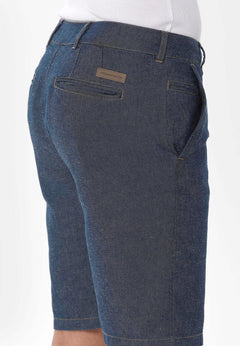 Men's Hemp Blend Denim Shorts Save Blue