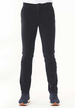 Miesten Vakosamettihousut Dark Navy