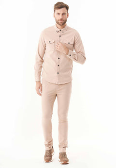 Men's Tencel™ Lyocell Blend Shirt Beige