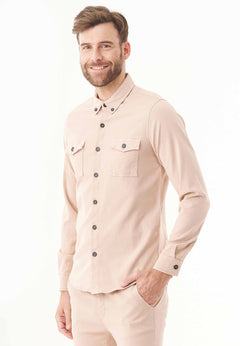 Men's Tencel™ Lyocell Blend Shirt Beige