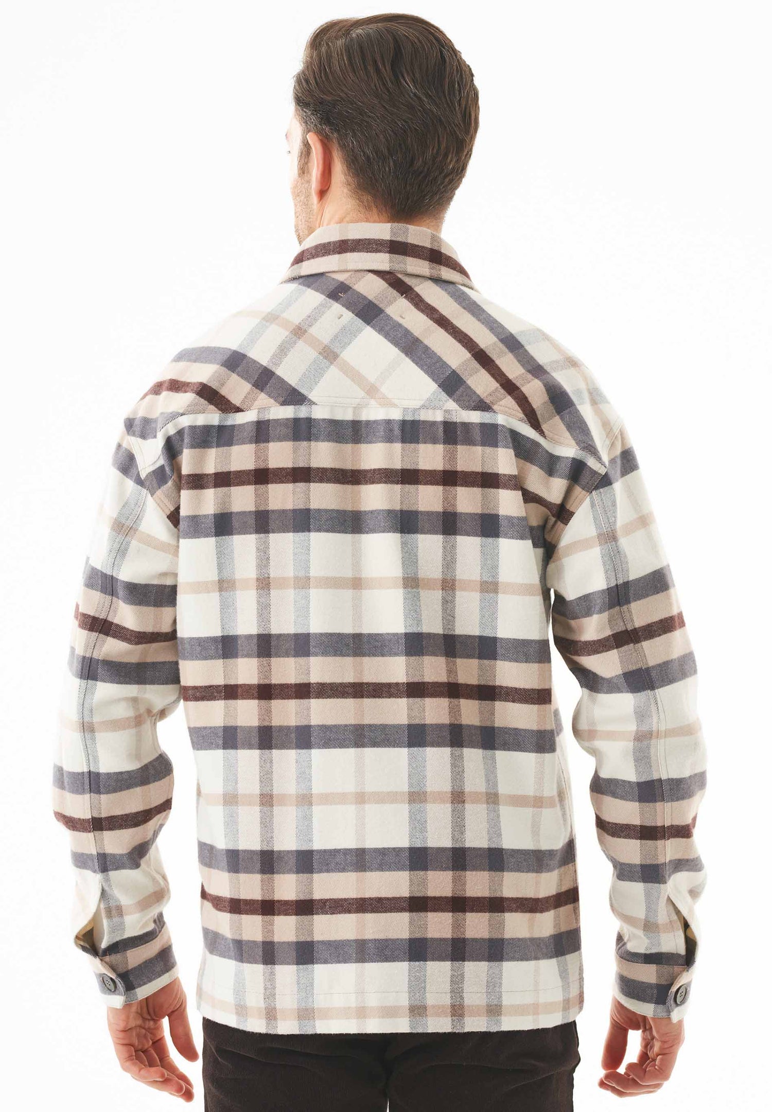 Men's Flannel Overshirt Plaid Multicolor