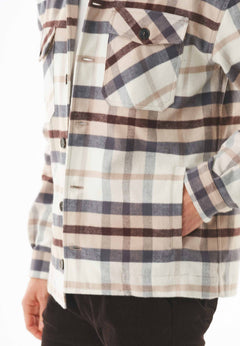 Men's Flannel Overshirt Plaid Multicolor
