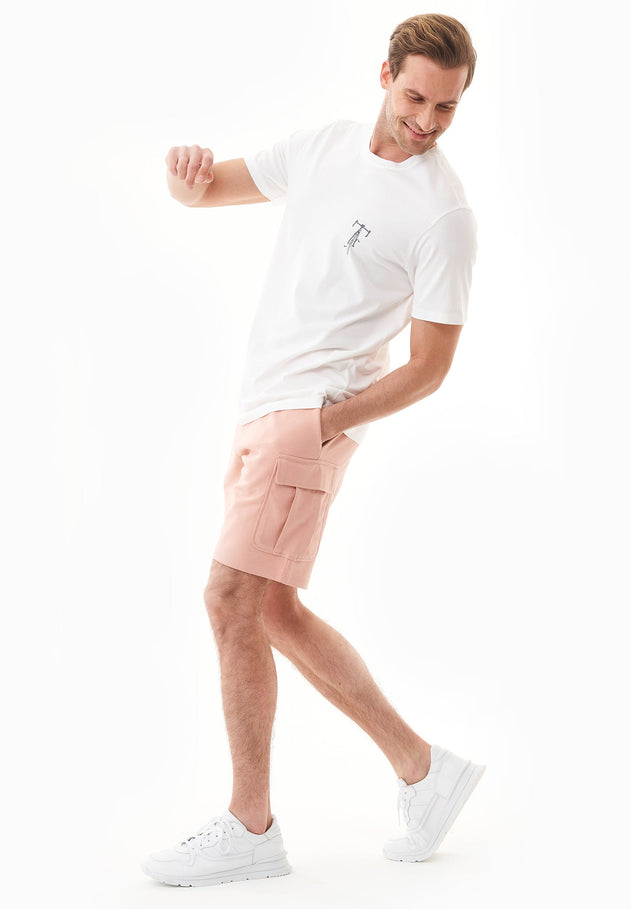 Men's Cargo Sweatshorts Dusty Blush