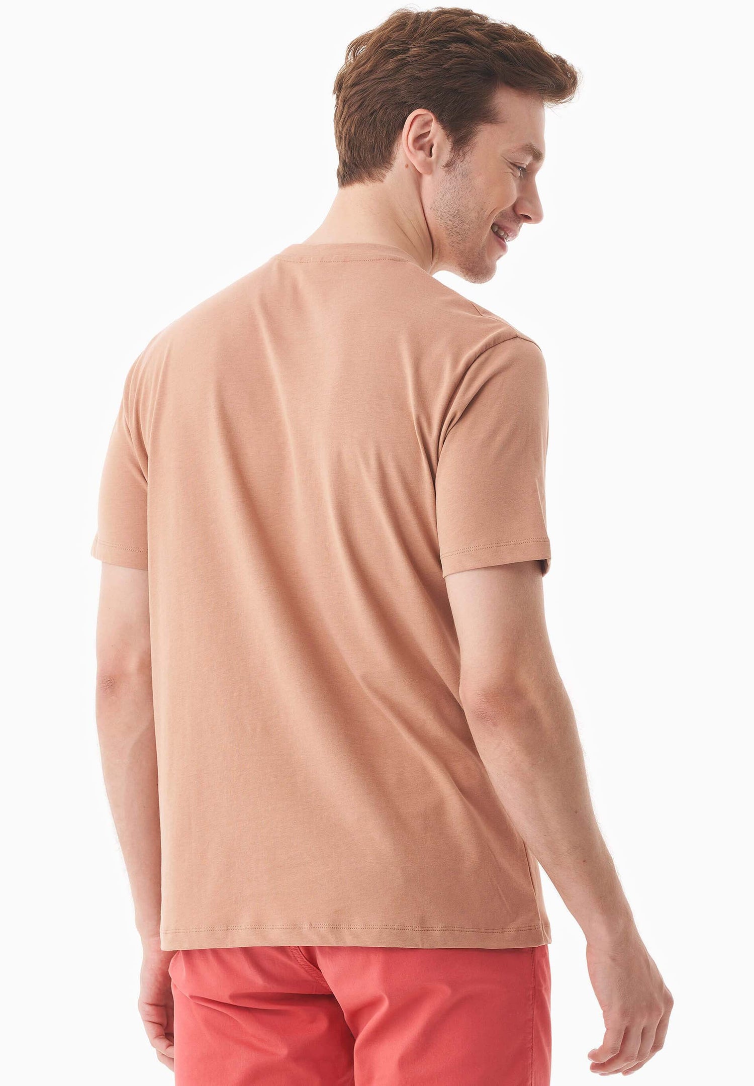 Men's Sunset Surf Organic Cotton T-Shirt Tan