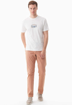 Men's Camera Organic Cotton T-Shirt Off White