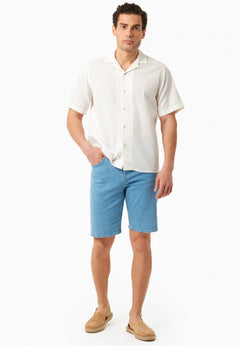Men's Denim Organic Cotton Bermuda Shorts Light Blue