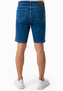 Men's Denim Organic Cotton Bermuda Shorts Medium Blue