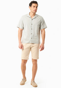 Men's Regular Fit Shorts Beige