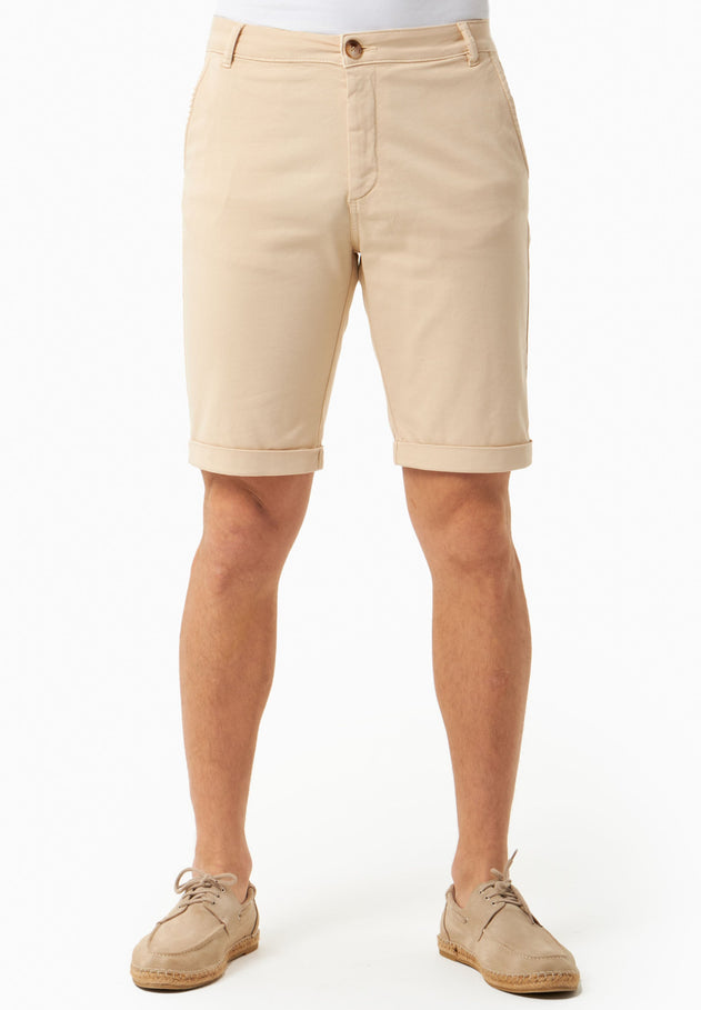 Men's Regular Fit Shorts Beige