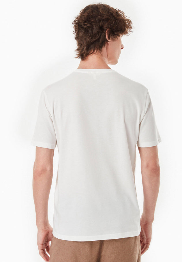 Men's Palm Tree Modal Blend T-Shirt Off White