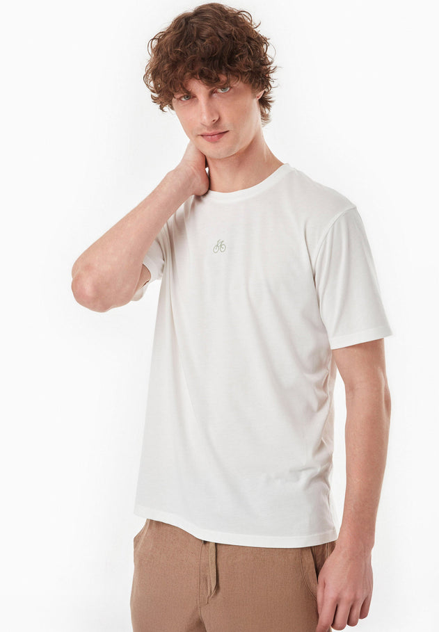 Men's Bicycle Modal Blend T-Shirt Off White