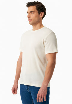 Men's Organic Cotton Waffle T-Shirt Natural