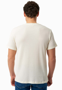 Men's Organic Cotton Waffle T-Shirt Natural