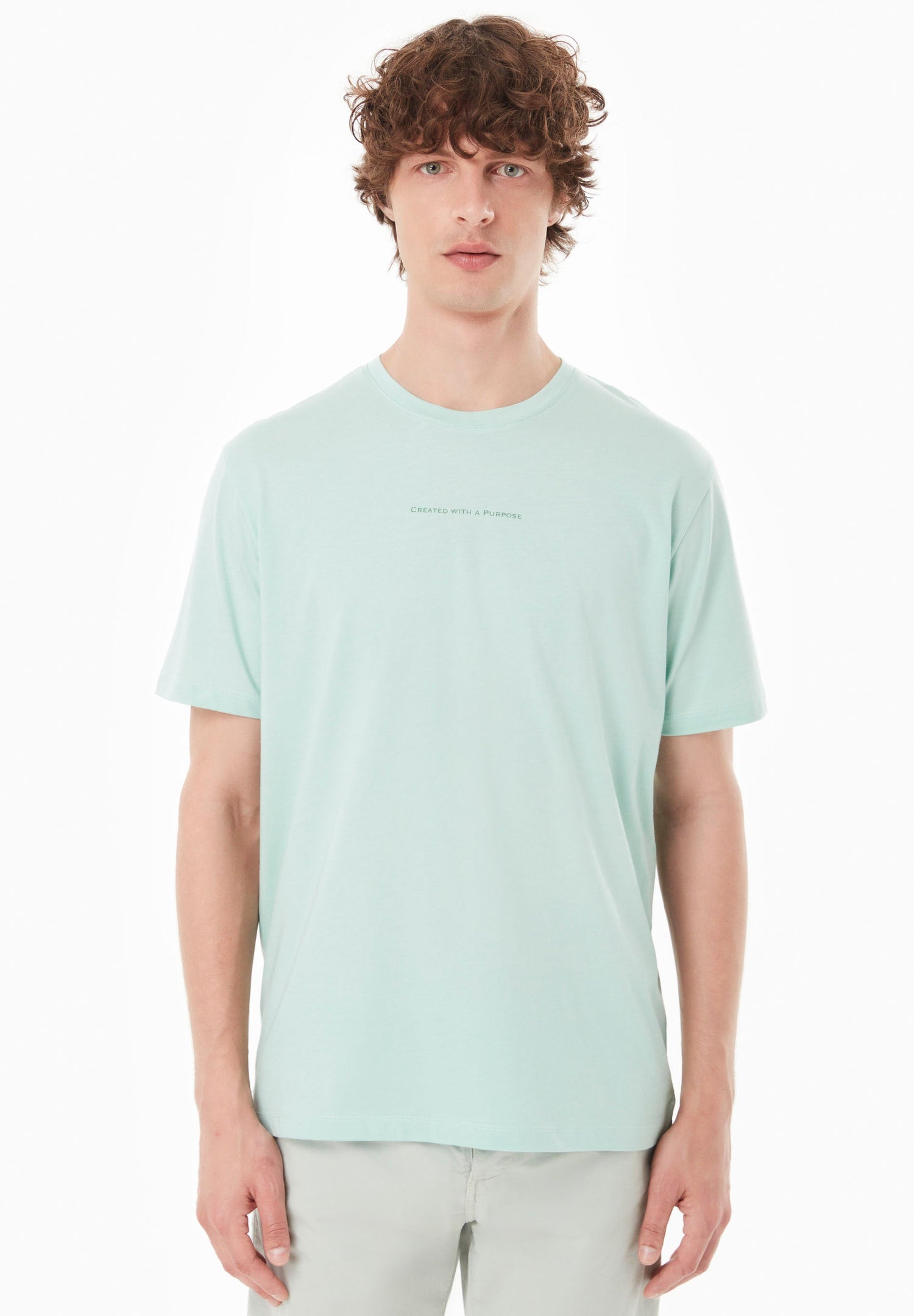 Men's Purpose Modal Blend T-Shirt Mint Green