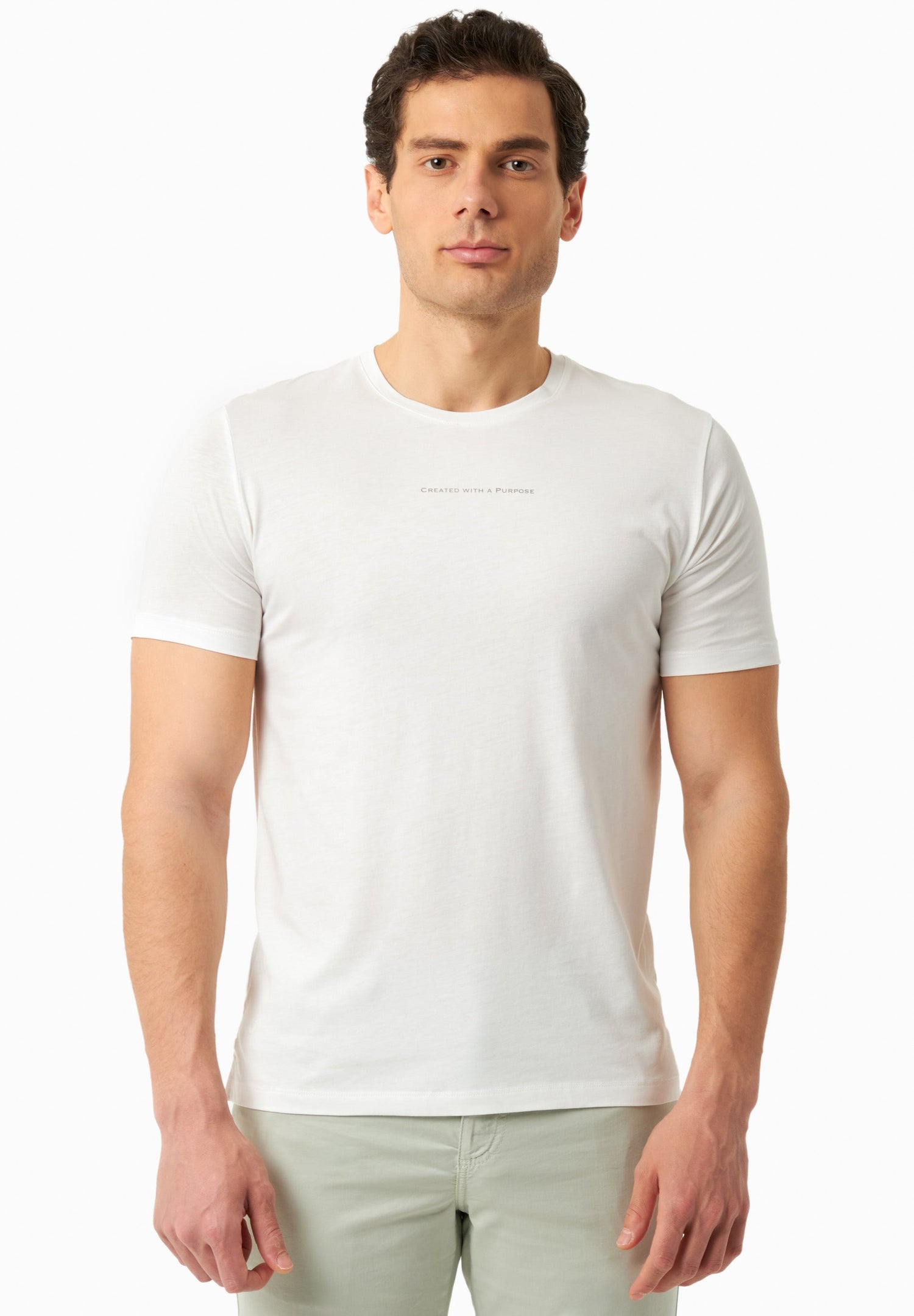 Men's Purpose Modal Blend T-Shirt Off White