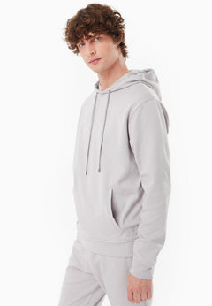Men's Modal Blend Hoodie Light Grey