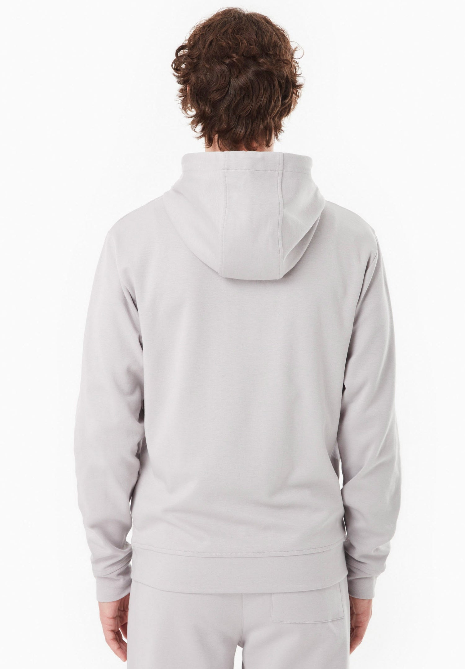 Men's Modal Blend Hoodie Light Grey