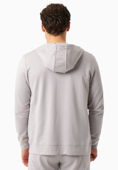 Men's Modal Blend Zipper Hoodie Light Grey