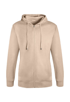 Men's Modal Blend Zipper Hoodie Sand