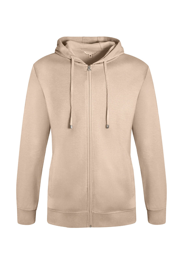 Men's Modal Blend Zipper Hoodie Sand