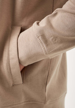 Men's Modal Blend Zipper Hoodie Sand