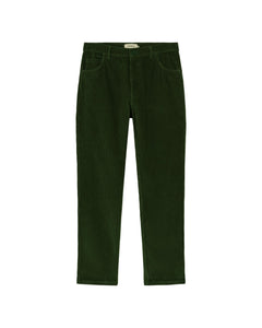 Men's 5 Pockets Corduroy Pants Green