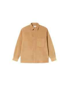 Men's Theo Corduroy Overshirt Beige